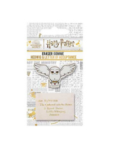 Set van 2 gummen - Hedwig en brief - Harry Potter