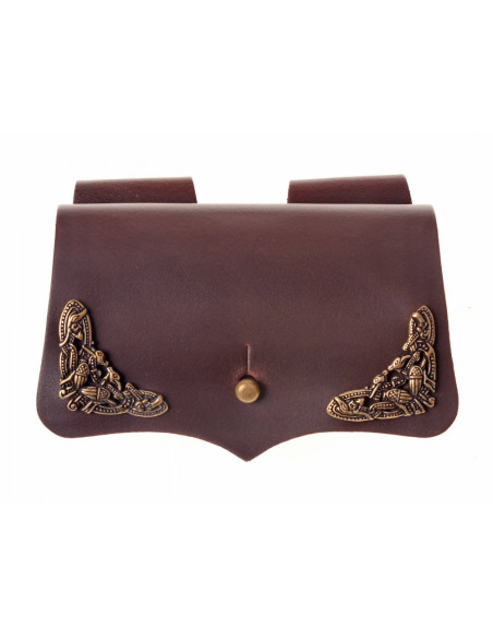 Lædertaske med 5 potions med...