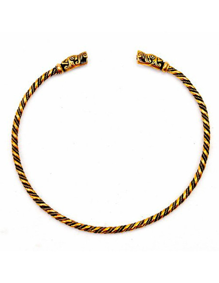 Torque Viking Gotland dragehoveder