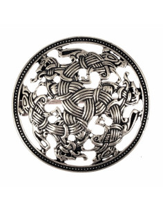Ronde Viking Broche Ringerike Stijl 2