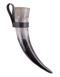 Tahalí schwarz, Hörner am Gürtel zu tragen 2