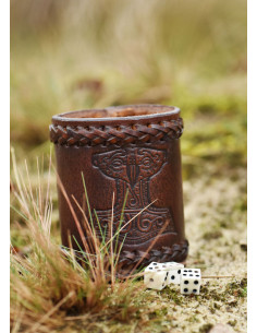 Thor's Hammer Beaker met 3 authentieke dobbelstenen 2