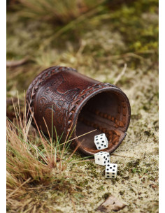 Thor's Hammer Beaker met 3 authentieke dobbelstenen