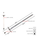 Silver Sword Geralt of Rivia, the Witcher, Netflix-version