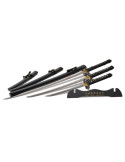 Set katanas funcionales afiladas del Último Samurai
