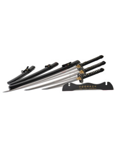 Set katanas funcionales afiladas del Último Samurai