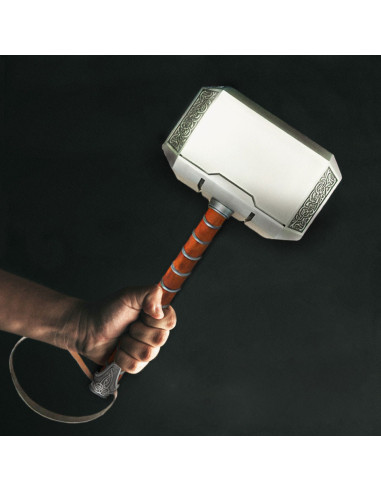 Functionele metalen Thor's hamer met standaard, Marvel