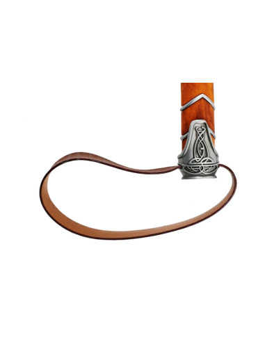 Functionele metalen Thor's hamer met standaard, Marvel