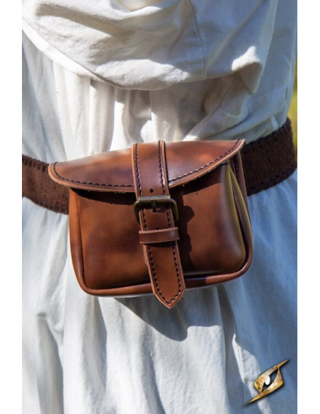 Guerrero leren tas, klein