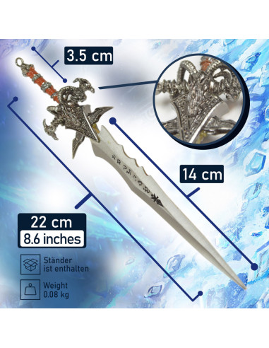 Abrecartas espada Frostmourne World of Warcraft