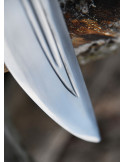 Falcata, Kopis con cuchillo, mango cabeza caballo, s. IV-III a.C.