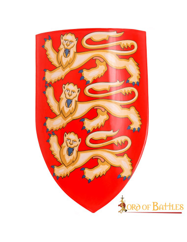 Escudo decorativo Ricardo Corazón de León (71x51 cm.) ⚔️ Tienda