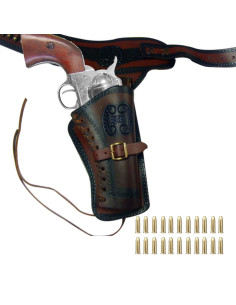 Pak revolver, bandolier og 22 kugler, Old West