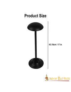 Soporte de mesa para cascos en hierro 2