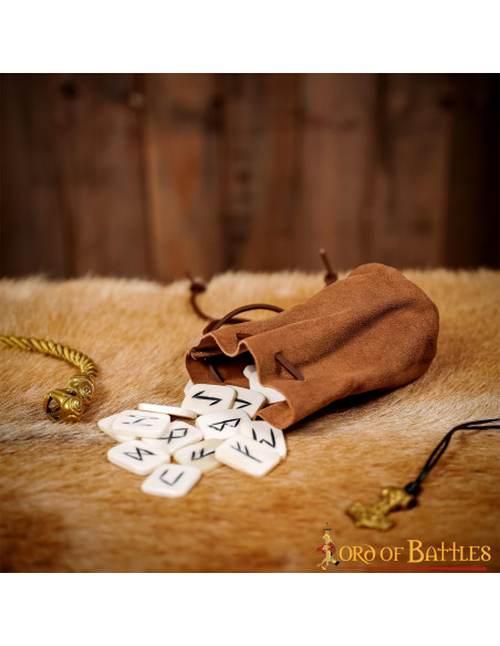 Set mit 25 magischen Knochenrunen mit...