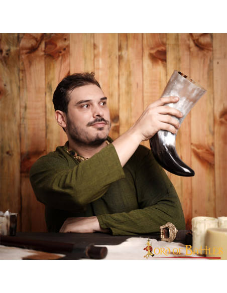 Cuerno vikingo-medieval para beber,...