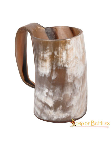 Jarra Vikinga en cuerno de Buey