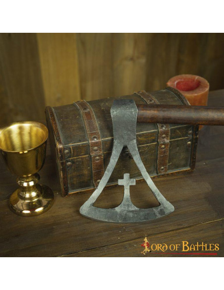 Handgesmede Gotland Viking bijlkop