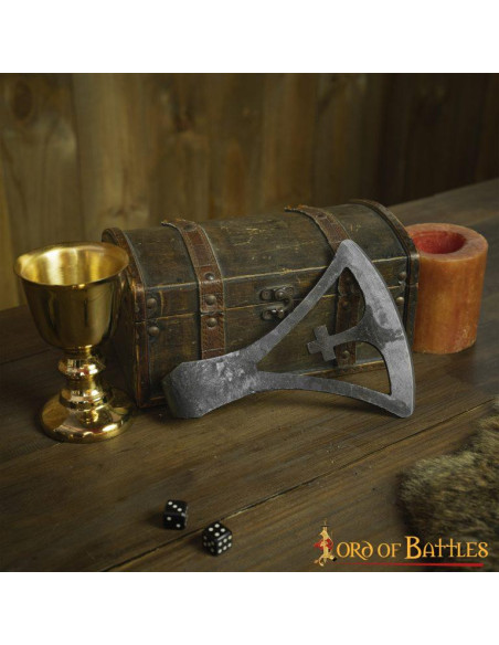 Handgesmede Gotland Viking bijlkop