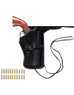 Pak Billy El Niño-revolver, bandolier og 22 kugler, Old West