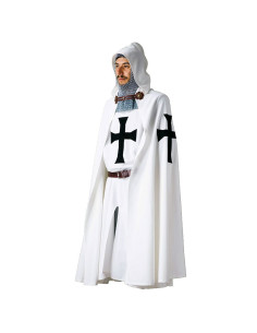 Pack Duitse Ridders cape en tuniek geborduurd kruis
