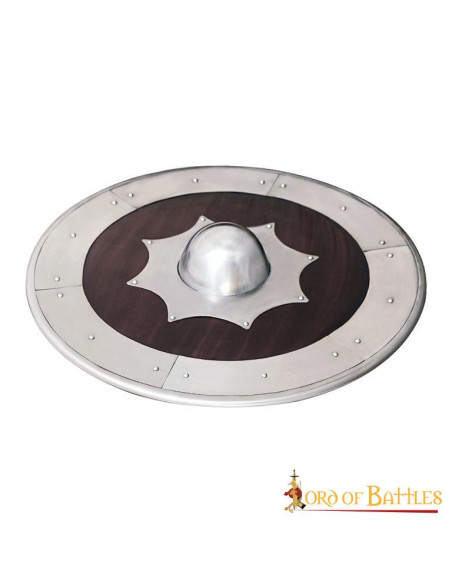 Wikingerschild aus Holz und Stahl