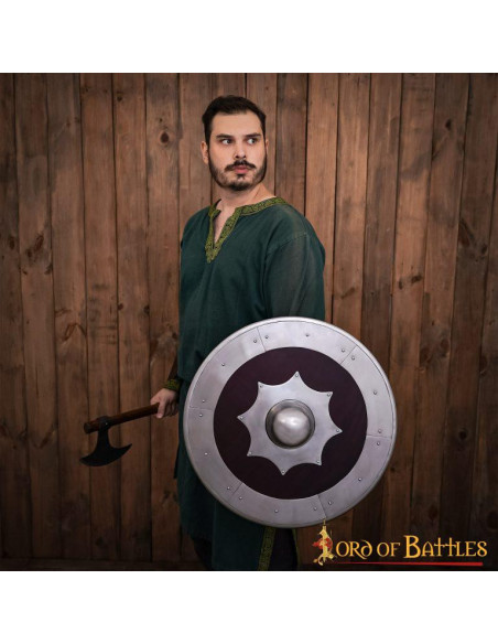 Escudo Vikingo en madera y acero