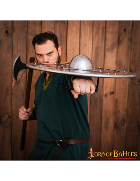 Escudo Vikingo en madera y acero