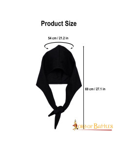 Gorro campesino medieval en lana 2