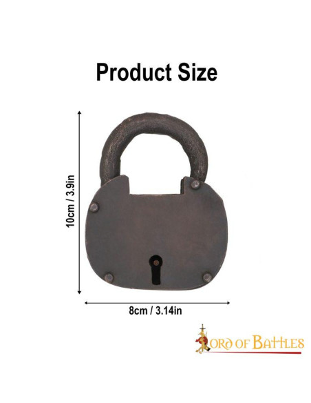 Candado Baul Pirata forjado a mano