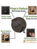 Candado Baul Pirata forjado a mano