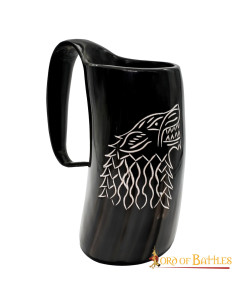 Middelalderlig Wolf Beer Krus for rekreationister