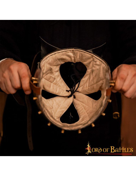 Casco Medieval Bacinete Klappvisor...