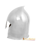 Barbuta Medieval Warrior med læderfor