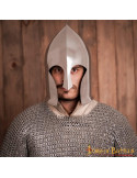 Barbuta Medieval Warrior med læderfor