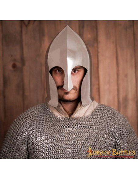 Barbuta Guerrero Medieval con forro... Barbuta Guerrero Medieval con forro...