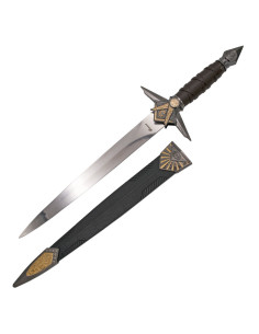 Freimaurer mittelalterlicher Dolch, Nickelknauf