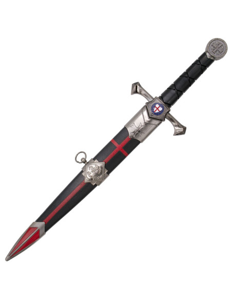 Daga medieval Templaria guarda escudo...