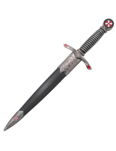 Sort Templar middelalderlige dolkbeskytter segl 2