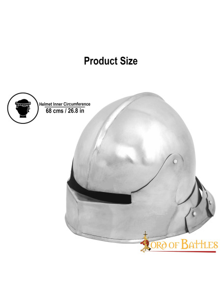 Duitse Sallet middeleeuwse helm, met...