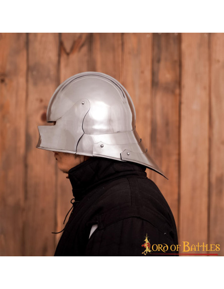 Duitse Sallet middeleeuwse helm, met...