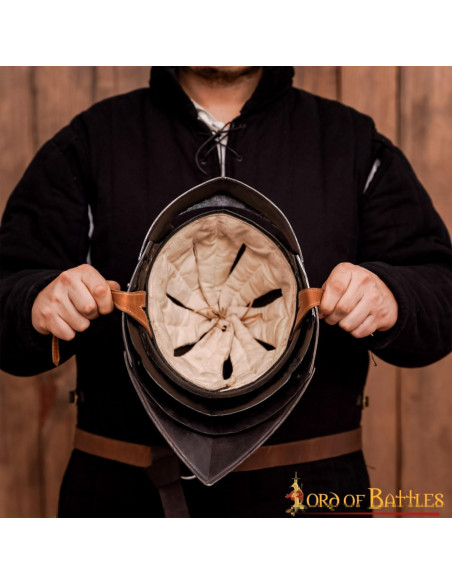 Casco medieval Sallet Alemán, con...