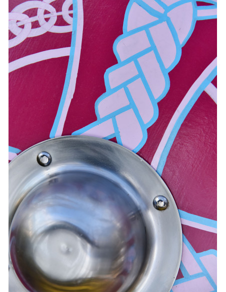 Escudo Vikingo pintado con Cruz...