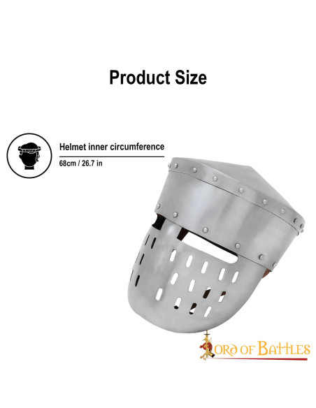 Kreuzritterhelm, S. XII-XIII