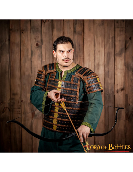 Armadura Lamelar vikinga en cuero... Armadura Lamelar vikinga en cuero...