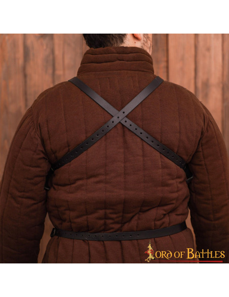 Gotischer Kürass aus geschwärztem...