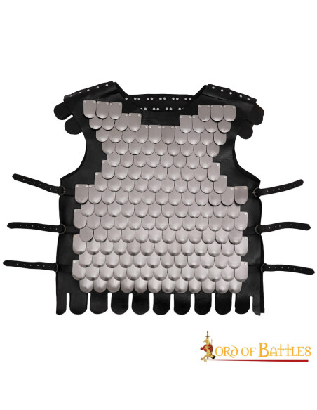 Viking pantser van leer en schubben LARP