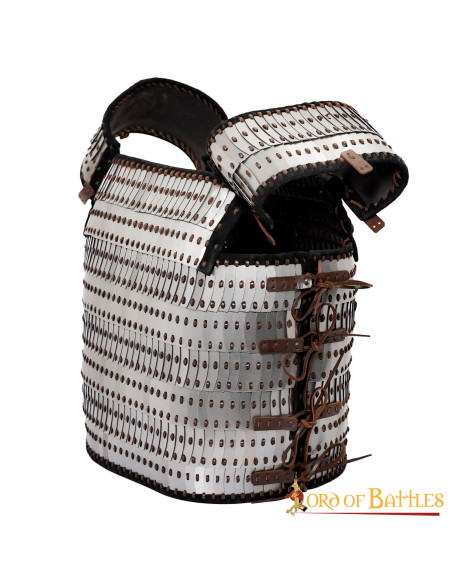 Armadura vikinga lamelar de escamas...