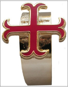 Selbstjustierender verankerter Kreuzring der Templer