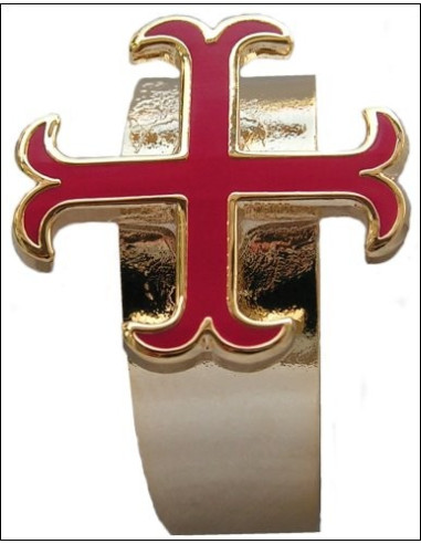 Templerkreuz verankerter Ring